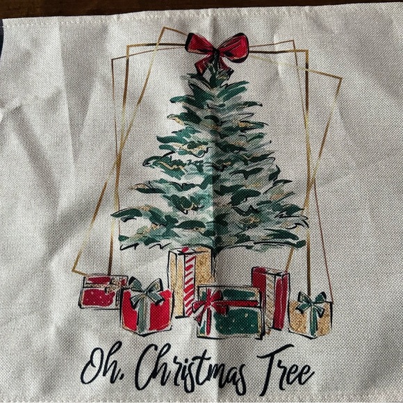 Christmas Canvas Placemats - 2pc Set - Picture 5 of 7